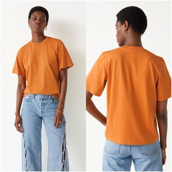 & OTHER STORIES Wide Sleeve Crewneck T-Shirt - Picture 1 of 5